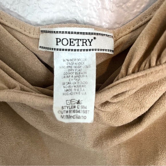 Poetry Beige Sleeveless Top - Picture 4 of 4